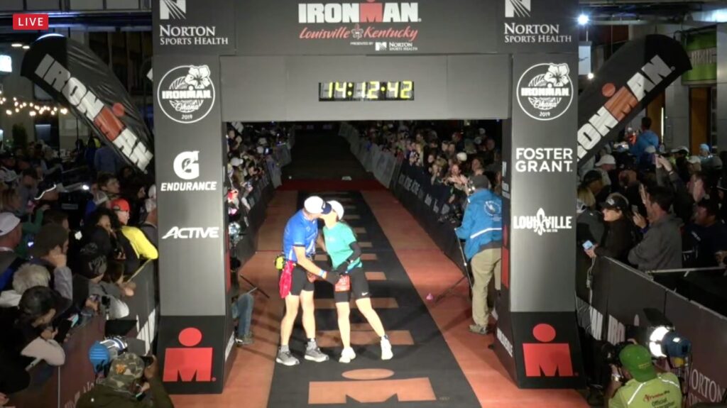 Iron Man finish line