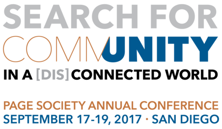 Search for Community in San Diego conference