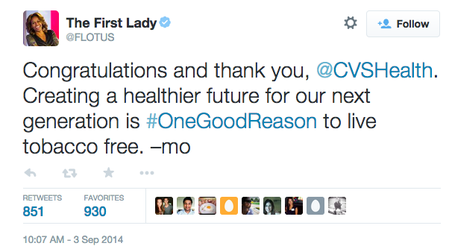 Michelle Obama tweet