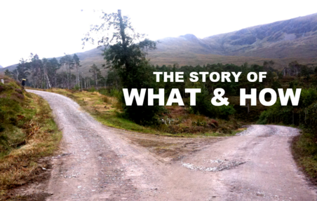 road leading in two directions