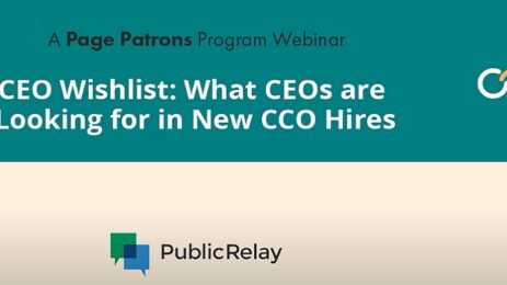 CEO Wishlist: What CEOs are Looking for in New CCO Hires