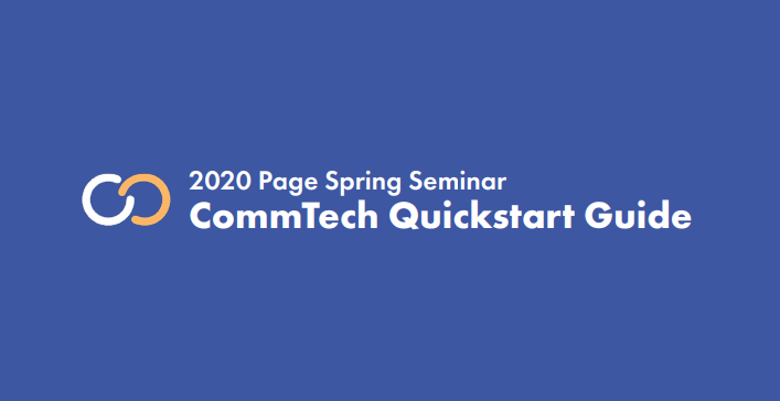 CommTech Quickstart Guide