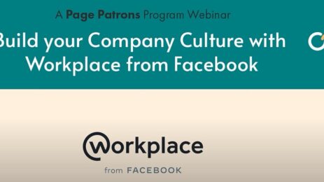 Page Patrons Webinar Build your Company Culture with Workplace from Facebook