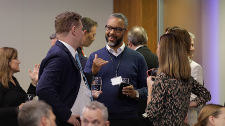 Business Leaders At A Page Annul Event In London, Fostering Open Communication In The Workplace