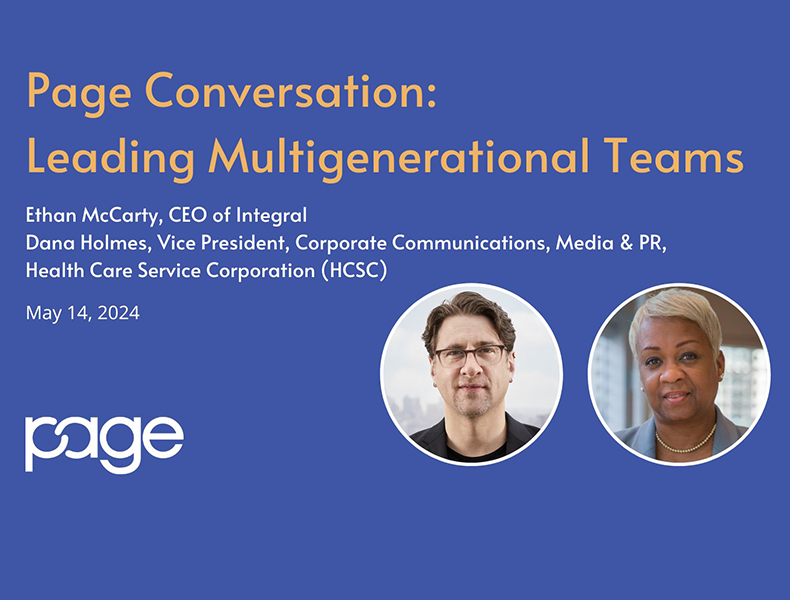 Leading Multigenerational Teams - Arthur W. Page Society